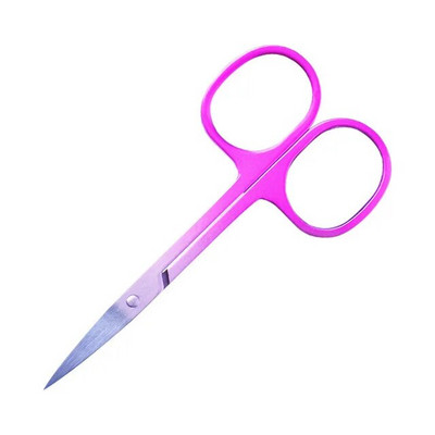 1 бр. Ножица от неръждаема стомана Инструмент за кутикула за нокти Вежди Ножици за коса Ножица за маникюр Подстригване на лицето Пинсета Инструмент за грим