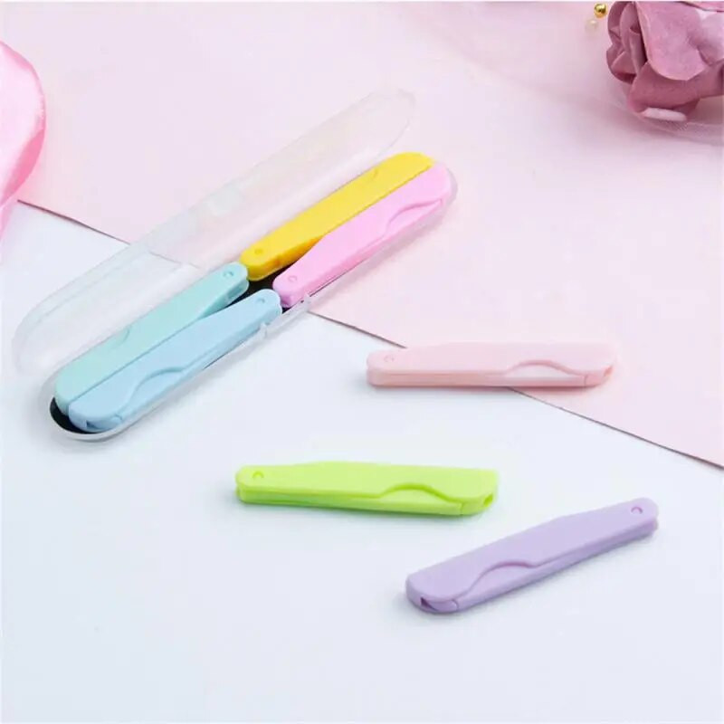 Преносим тример за вежди Сгъваем препарат за премахване на косми Нож за вежди Дамски бръснач за лице Тримери за вежди Ножове Самобръсначка Инструмент за вежди Ново