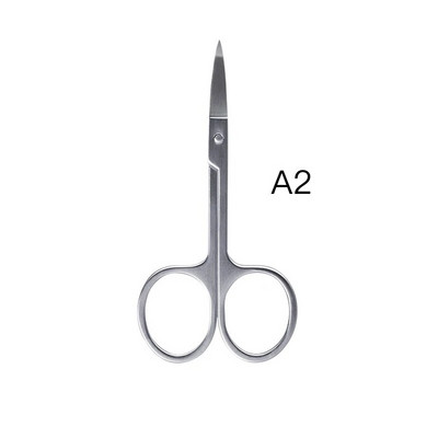 1Pcs Ножици от неръждаема стомана Инструменти за грим Art Trims Аксесоари за нокти Модни малки ножици за вежди за инструмент за маникюр