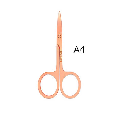 1Pcs Ножици от неръждаема стомана Инструменти за грим Art Trims Аксесоари за нокти Модни малки ножици за вежди за инструмент за маникюр