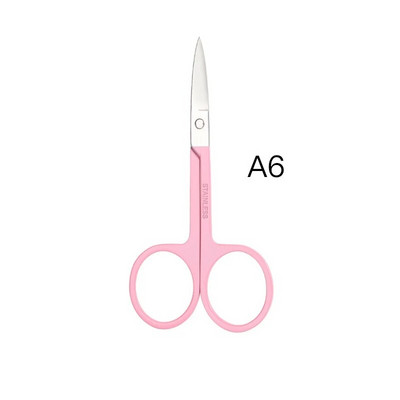 1Pcs Ножици от неръждаема стомана Инструменти за грим Art Trims Аксесоари за нокти Модни малки ножици за вежди за инструмент за маникюр