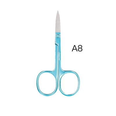 1Pcs Ножици от неръждаема стомана Инструменти за грим Art Trims Аксесоари за нокти Модни малки ножици за вежди за инструмент за маникюр