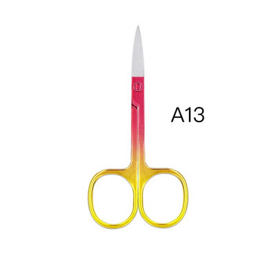 1Pcs Ножици от неръждаема стомана Инструменти за грим Art Trims Аксесоари за нокти Модни малки ножици за вежди за инструмент за маникюр