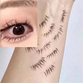 1 чифт Гореща разпродажба Печати за мигли Инструмент Инструмент за грим на очите Направи си сам Удължаване на долни мигли Естествен външен вид за грим за начинаещи Фалшиви мигли