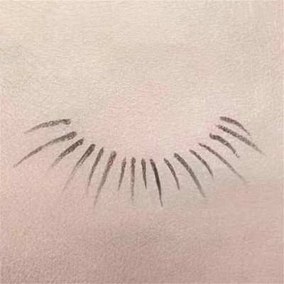 1 чифт Гореща разпродажба Печати за мигли Инструмент Инструмент за грим на очите Направи си сам Удължаване на долни мигли Естествен външен вид за грим за начинаещи Фалшиви мигли