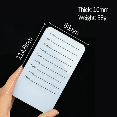 Стъклени плочки Консумативи за удължаване на мигли Инструменти за грим Прозрачни, повторно използваеми Висококачествени професионални инструменти за грим