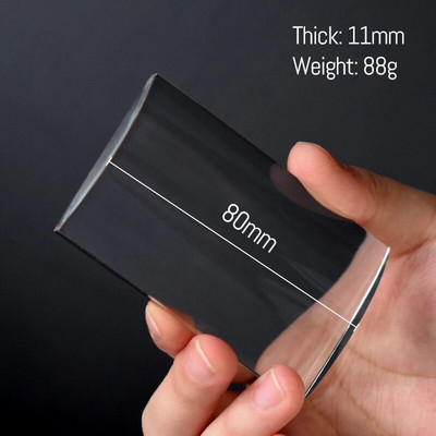 Стъклени плочки Консумативи за удължаване на мигли Инструменти за грим Прозрачни, повторно използваеми Висококачествени професионални инструменти за грим