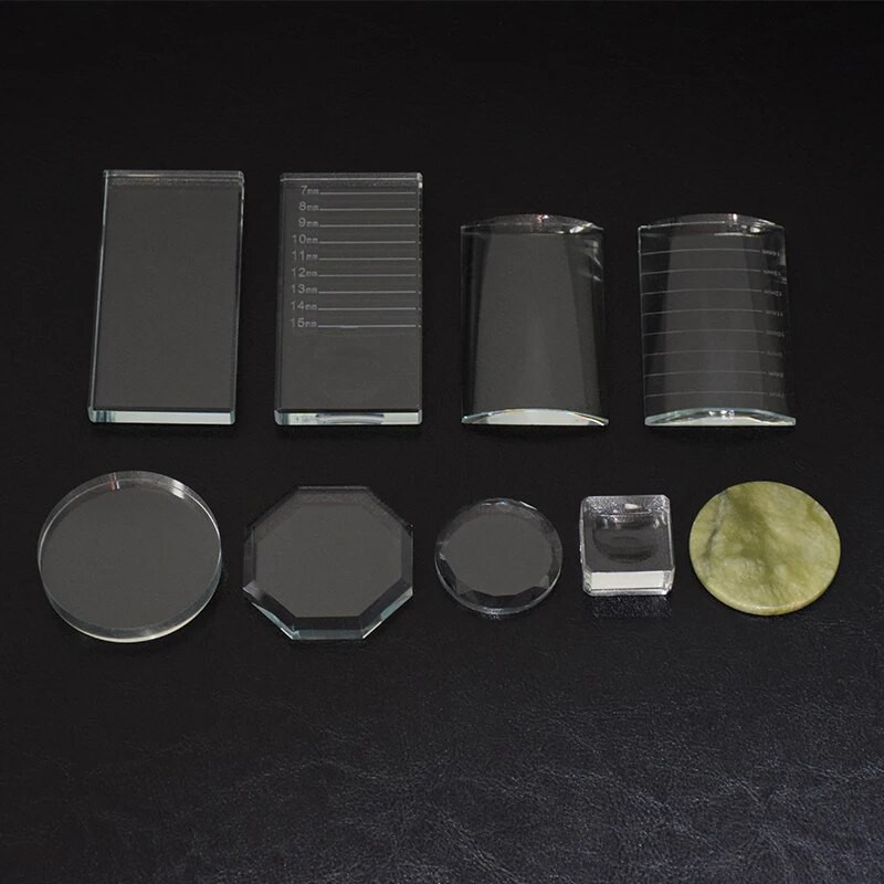 Стъклени плочки Консумативи за удължаване на мигли Инструменти за грим Прозрачни, повторно използваеми Висококачествени професионални инструменти за грим