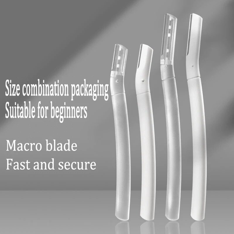 Тример за вежди Дамски нож за вежди Бръсначи Професионални ножици за вежди Остриета за лице за жени Самобръсначка Инструменти за красота XM03