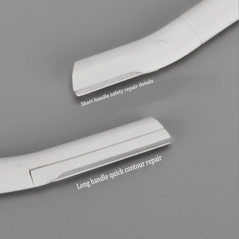 Тример за вежди Дамски нож за вежди Бръсначи Професионални ножици за вежди Остриета за лице за жени Самобръсначка Инструменти за красота XM03