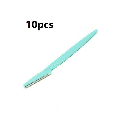 10 бр./Партида Тример за вежди Нож за оформяне Нож за лице Остриета за епилация Скрепер за епилация Самобръсначка Женски козметични инструменти за грим