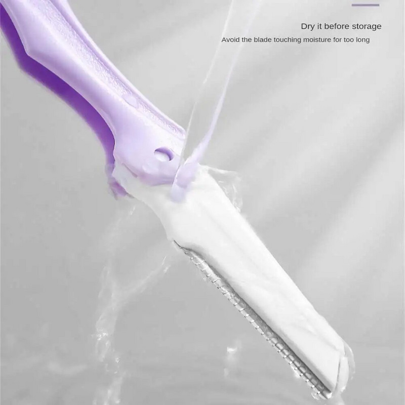 Комплект тримери за вежди Ножици с гребен Пинсети с щипка от неръждаема стомана Сгъваема самобръсначка за вежди Ножици за мигли Коса Инструменти за красота