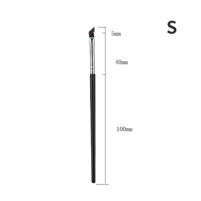 Upgrade Blade Eyeliner Brush Ultra Thin Fine Angle Плоска четка за вежди Liner Brow Place Четка за грим Четка за прецизни детайли
