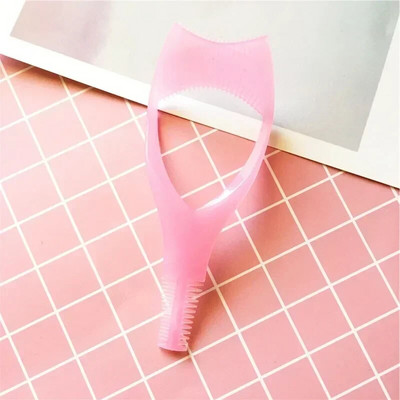 1/3 vnt. plastikinis nešiojamas blakstienų tušo skydas aplikatorius blakstienų nukreipimo pagalbinės priemonės akių blakstienų šukos Blakstienų rietiklis moterims merginoms akių makiažo priemonės