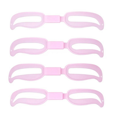4 стила/комплект Thrush Card Шаблон за вежди Grooming Eyebrow Artifact Shaper Kit Козметика за многократна употреба Инструменти за грим Аксесоари за красота