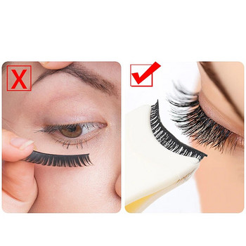Επικόλληση Fase Eyelash Beauty Tools Fake Lashes Applicator Tweezers Mascara Eyelash Clip Aids Eyelash Curler Beauty Tool