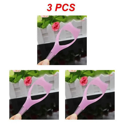 1/2/3PCS в 1 Mascara Shield Guide Guard Curler Гребен за извиване на мигли Инструменти за мигли Мигли Козметика Извивка Апликатор Гребен