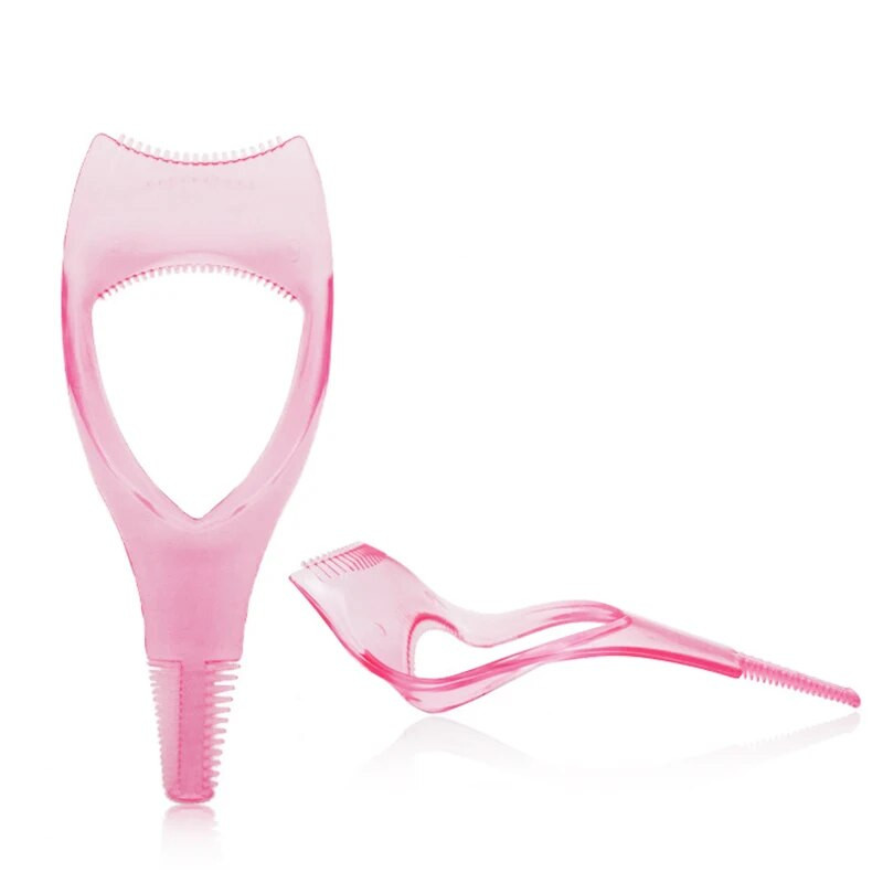 1/2/3PCS в 1 Mascara Shield Guide Guard Curler Гребен за извиване на мигли Инструменти за мигли Мигли Козметика Извивка Апликатор Гребен