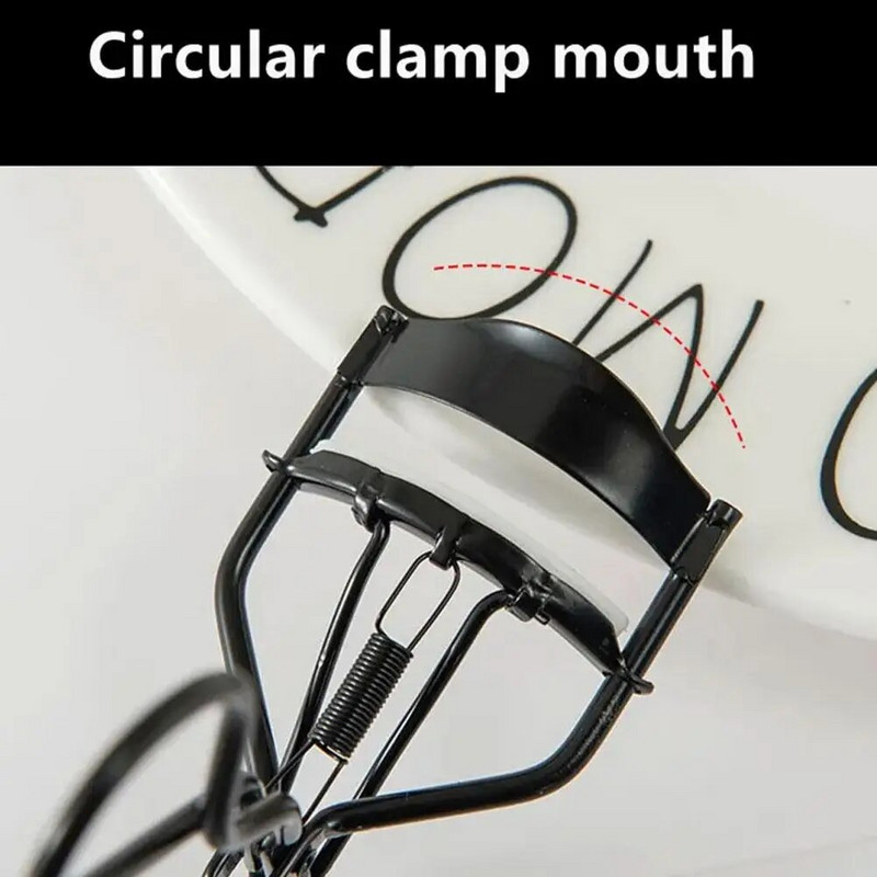 Извивачка за мигли Инструменти за грим Lady Професионална черна извивачка за мигли Извиване на мигли Щипка за красота на очите Козметика за момичета Жени