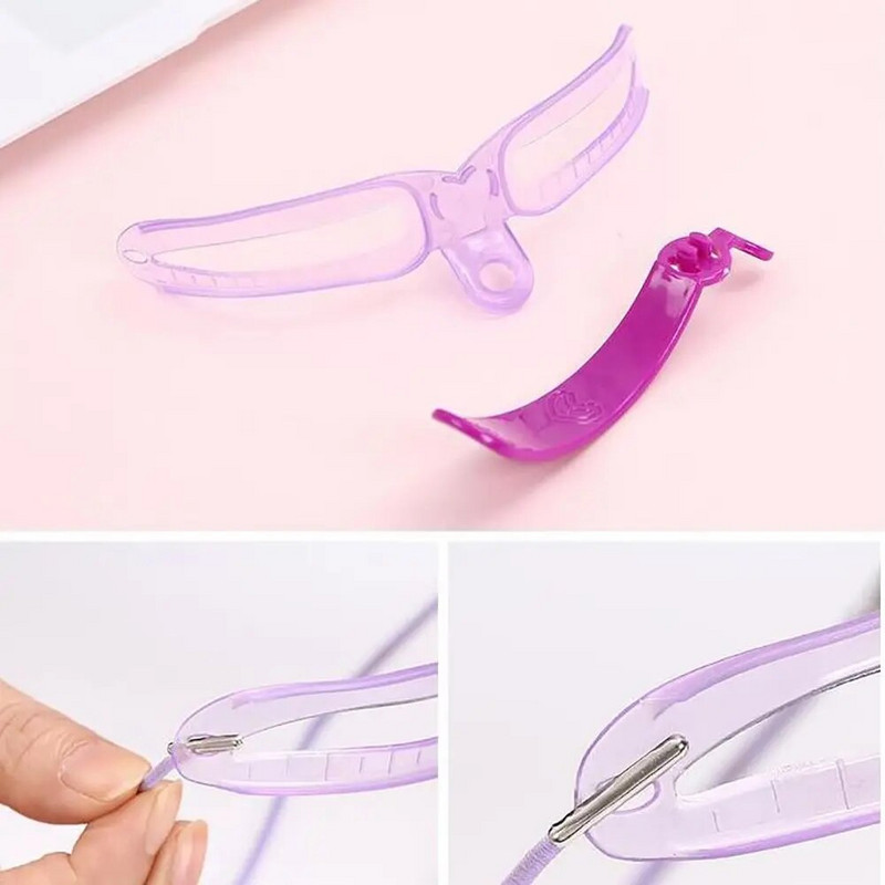 8 бр./лот Шаблони за вежди Многократно оформяне на вежди Шаблон за печат за вежди Комплект за оформяне на вежди Форми Инструменти за грим на вежди Аксесоари