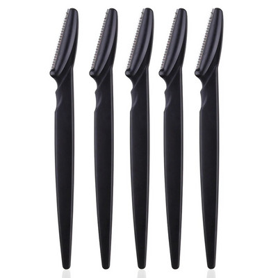 Бръснач за вежди 5 бр. Многофункционален ексфолиращ инструмент за дермапланиране Подстригване Бръснене Оформяне на вежди Бръснач за лице за жени Мъж