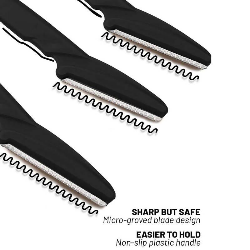 Бръснач за вежди 5 бр. Многофункционален ексфолиращ инструмент за дермапланиране Подстригване Бръснене Оформяне на вежди Бръснач за лице за жени Мъж