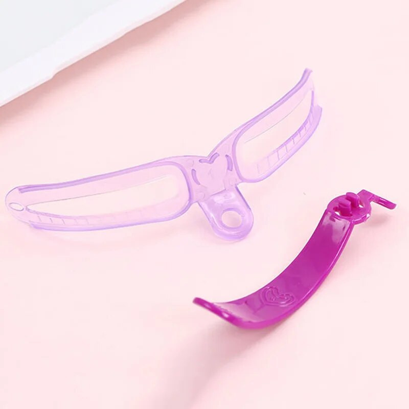 8 бр. Шаблон за грим за вежди Оформяне на вежди за многократна употреба Регулируем шаблон за модел на грим Карта за вежди Инструменти за красота на жените