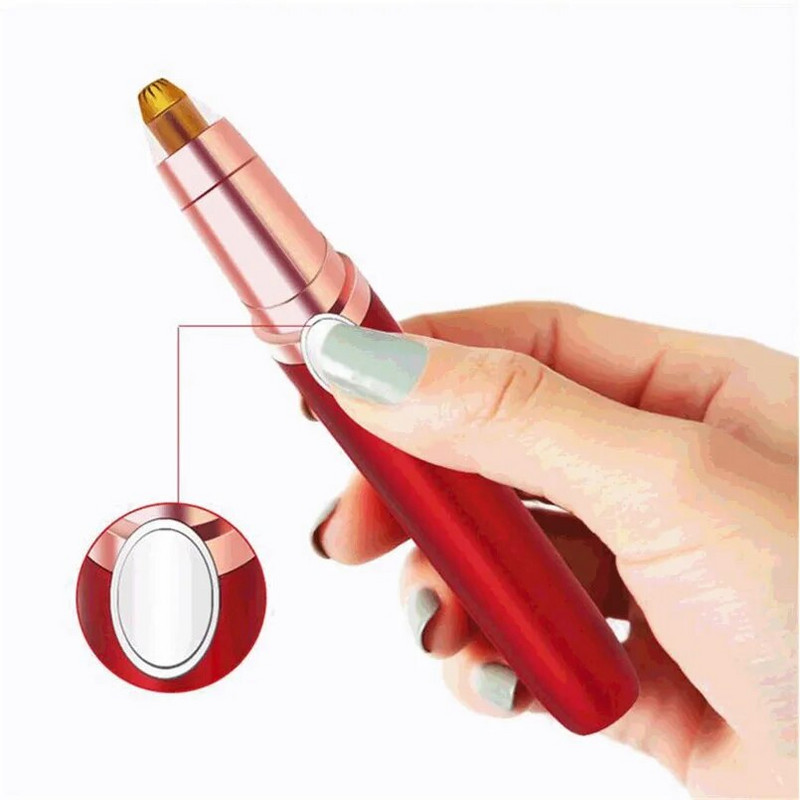 Električni trimer za obrve USB epilator Alat za šminkanje za žene Nož Škare Brijač za žene Brijač za oblikovanje obrva Trimer za obrve