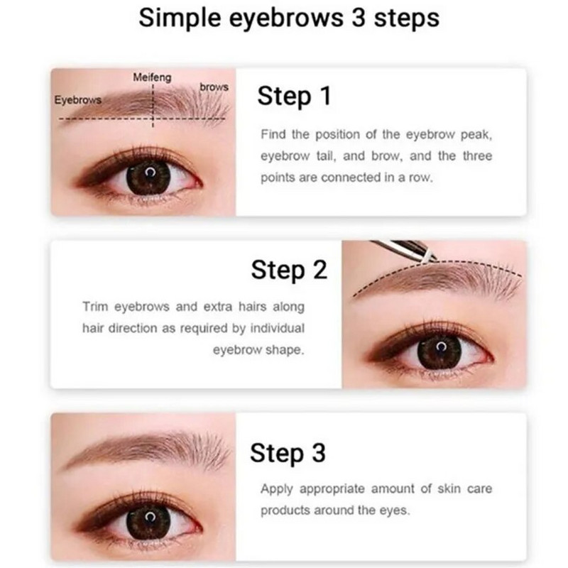 Električni trimer za obrve USB epilator Alat za šminkanje za žene Nož Škare Brijač za žene Brijač za oblikovanje obrva Trimer za obrve