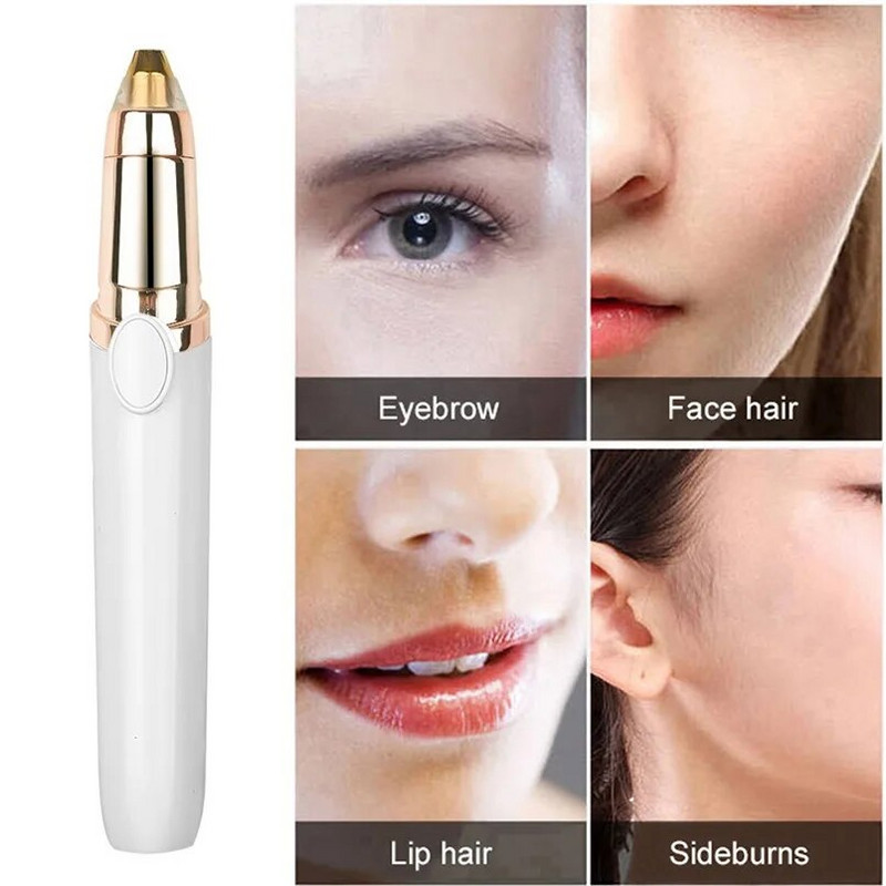 Električni trimer za obrve USB epilator Alat za šminkanje za žene Nož Škare Brijač za žene Brijač za oblikovanje obrva Trimer za obrve
