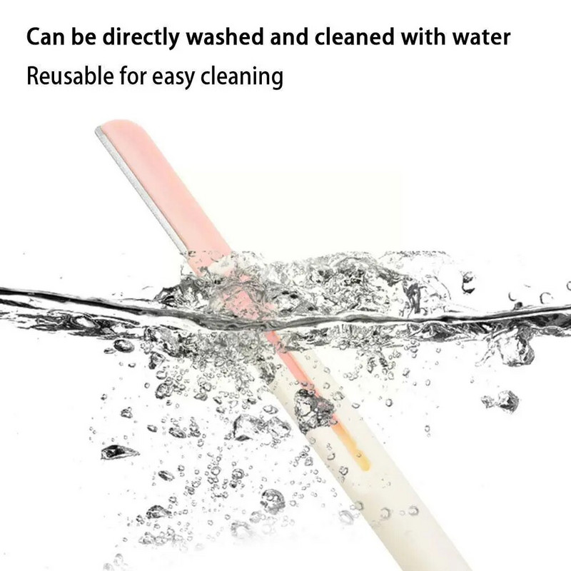 Безопасна телескопична дамска самобръсначка за лице Тример за вежди Бръснач против надраскване Инструменти за грим Тример за вежди Бръснач за лице за жени S2F1