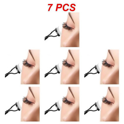 Извивачка за мигли Красота Грим Разделител за мигли Сгъваем метален разделител за мигли Четка Гребен Спирала Curl Красота Грим Козметичен инструмент