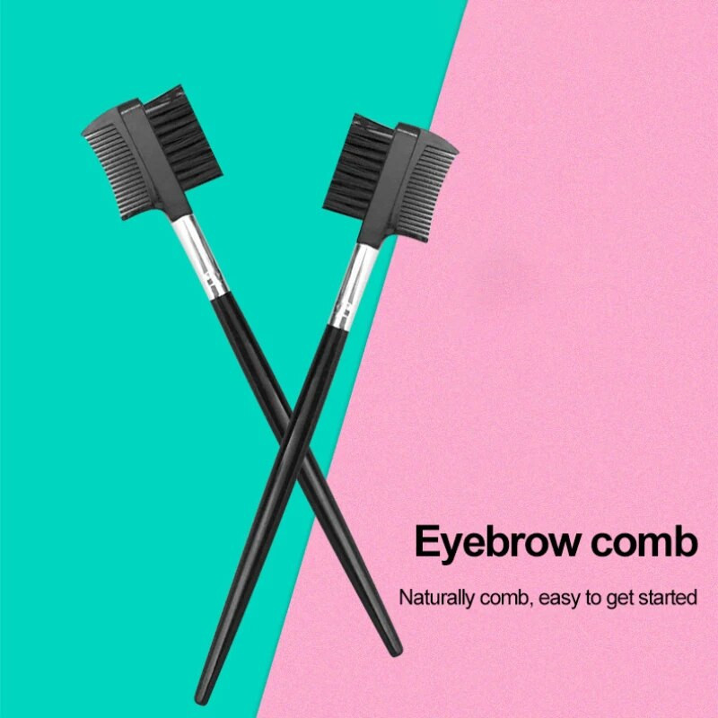 Извивачка за мигли Красота Грим Разделител за мигли Сгъваем метален разделител за мигли Четка Гребен Спирала Curl Красота Грим Козметичен инструмент