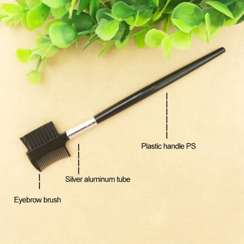 Извивачка за мигли Красота Грим Разделител за мигли Сгъваем метален разделител за мигли Четка Гребен Спирала Curl Красота Грим Козметичен инструмент