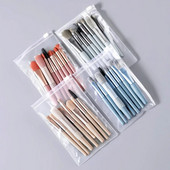 Комплект меки пухкави четки за грим за козметика Фон дьо тен Руж Пудра Сенки за очи Kabuki Blending Четка за грим красота Един комплект инструменти