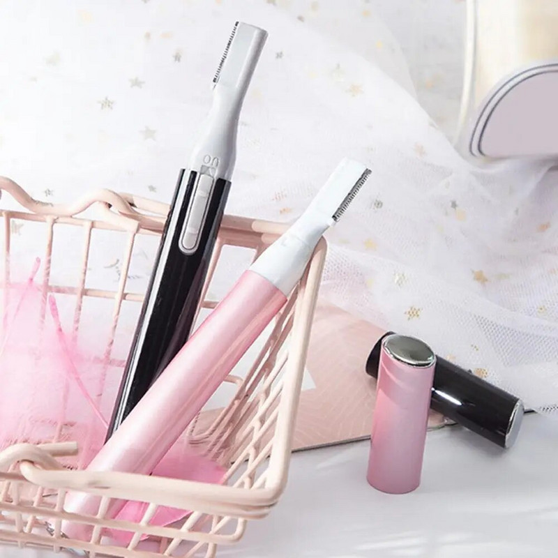 Модна електрическа самобръсначка за вежди, лице, вежди, косми, остриета за тяло, самобръсначка, машина за премахване, тример, използвайте инструменти за грим на очите