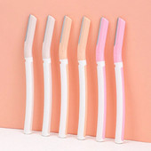 Karsyngirl 2/3 бр. Комплект тримери за безопасни вежди Остър нож за грим Бръсначи за лице и косми Бръсначи Комплект ножове за премахване на остриета Самобръсначка за вежди за инструмент за грим