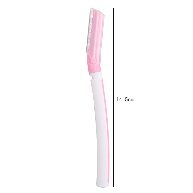 Karsyngirl 2/3 бр. Комплект тримери за безопасни вежди Остър нож за грим Бръсначи за лице и косми Бръсначи Комплект ножове за премахване на остриета Самобръсначка за вежди за инструмент за грим