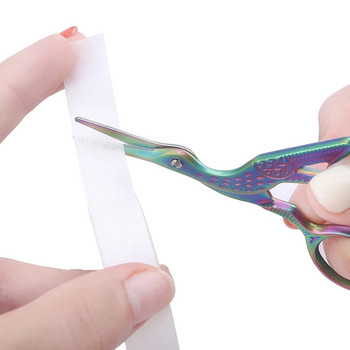Νέα εργαλεία νυχιών από ανοξείδωτο ατσάλι Ψαλίδι φρυδιών Μύτη Ταινία βλεφαρίδων Ψαλίδι Stork Scissors Εργαλείο μακιγιάζ κουρευτικής τρίχας προσώπου