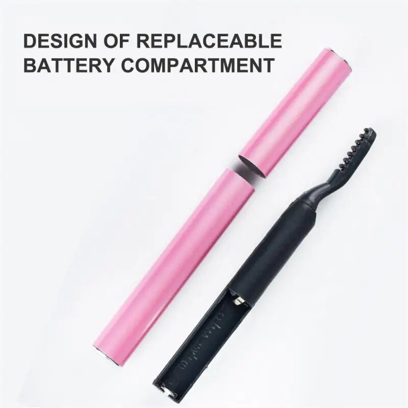 Elektrinis blakstienų rietiklis, nešiojamas saugus elektrinis šildomas blakstienas Blakstienų priauginimas ilgalaikis makiažas be baterijos