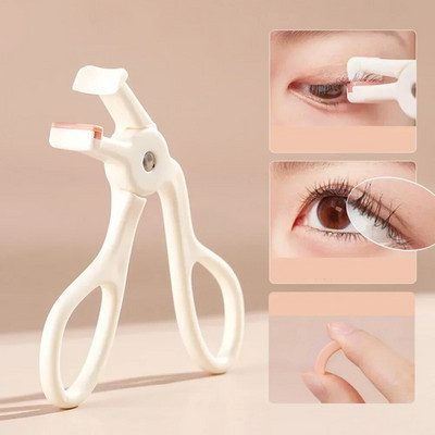 Розова извивачка за мигли Професионална издръжлива извивачка за оформяне на мигли Преносима, не нараняваща мигли Инструменти за грим Извивачка за мигли Beauty
