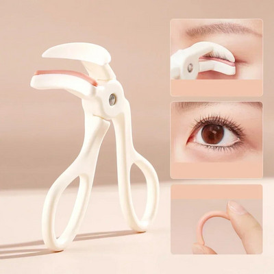 Розова извивачка за мигли Професионална издръжлива извивачка за оформяне на мигли Преносима, не нараняваща мигли Инструменти за грим Извивачка за мигли Beauty