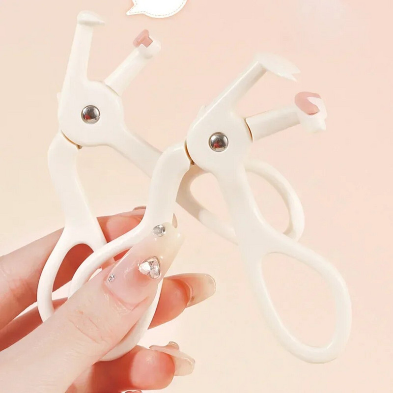 Розова извивачка за мигли Професионална издръжлива извивачка за оформяне на мигли Преносима, не нараняваща мигли Инструменти за грим Извивачка за мигли Beauty