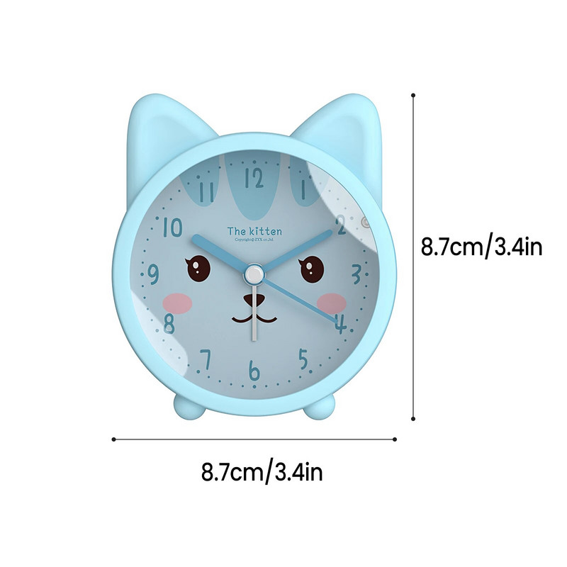 Детски детски будилник Часовници за обучение на сън Събуждане Сладък часовник с температурен таймер за дрямка за часовник за бюро в спалнята Подаръци за деца #20