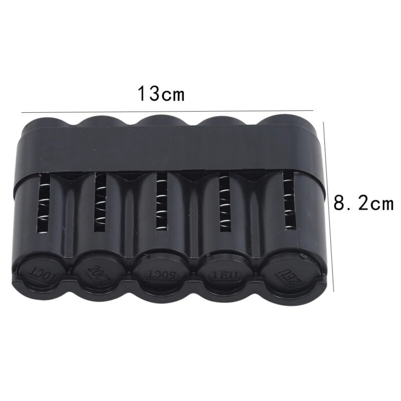 Кутия за съхранение на евро монети Кутия за пари Съхранение на монети Портмоне Креативна кутия за монети Кутия за спестяване Буркан Начало Декор Съхранение на кола