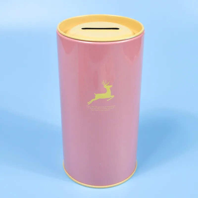 Касичка с цвят на бонбони с животни Метална касичка Сладки разни кутии Консерви за съхранение Кутии за подаръци Кутии за домашен декор Кутия за пари