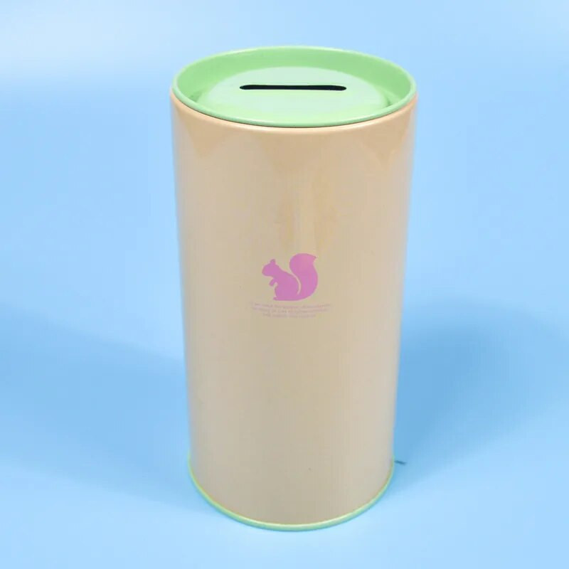 Касичка с цвят на бонбони с животни Метална касичка Сладки разни кутии Консерви за съхранение Кутии за подаръци Кутии за домашен декор Кутия за пари