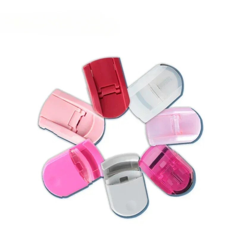 Мини извивачка за мигли Професионални многоцветни сгъваеми фалшиви мигли Допълнителна скоба за извиване на мигли Красота Козметични инструменти за грим