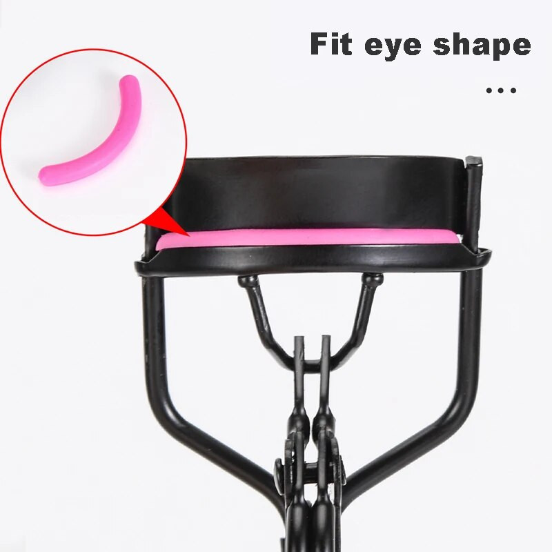 Извиване на мигли Извиване на мигли Козметичен грим Извиване на мигли Пинцети Инструменти Дръжка + 10 резервни силиконови подложки 3 цвята