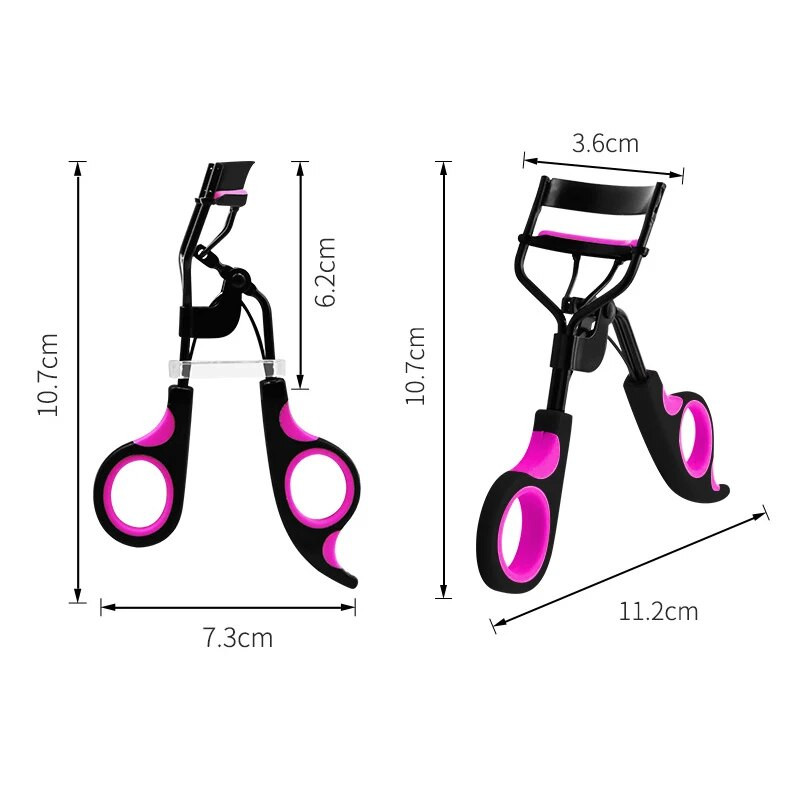 Извиване на мигли Извиване на мигли Козметичен грим Извиване на мигли Пинцети Инструменти Дръжка + 10 резервни силиконови подложки 3 цвята